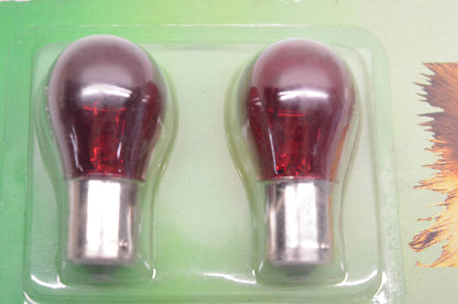 Eagleye Auto Tech S25 S25 BA15S Red 12v 32CP Bulbs Qty 2 NOS