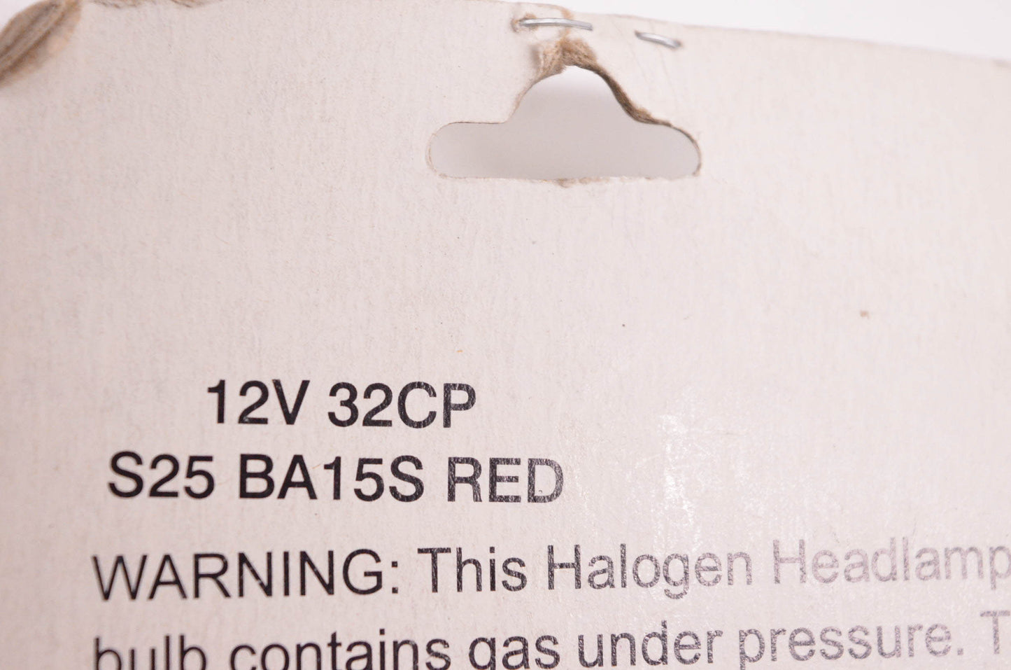 Eagleye Auto Tech S25 S25 BA15S Red 12v 32CP Bulbs Qty 2 NOS