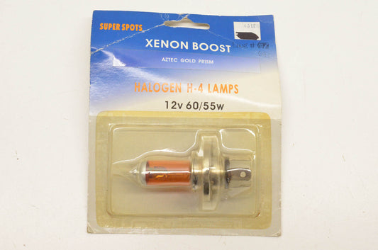 Wixtech 43120 Super Spots Xenon Boost Halogen H4 Aztec Gold Prism Bulb NOS