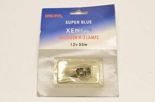 Wixtech 43092 Super Spots Xenon Halogen H3 Super Blue Bulb NOS