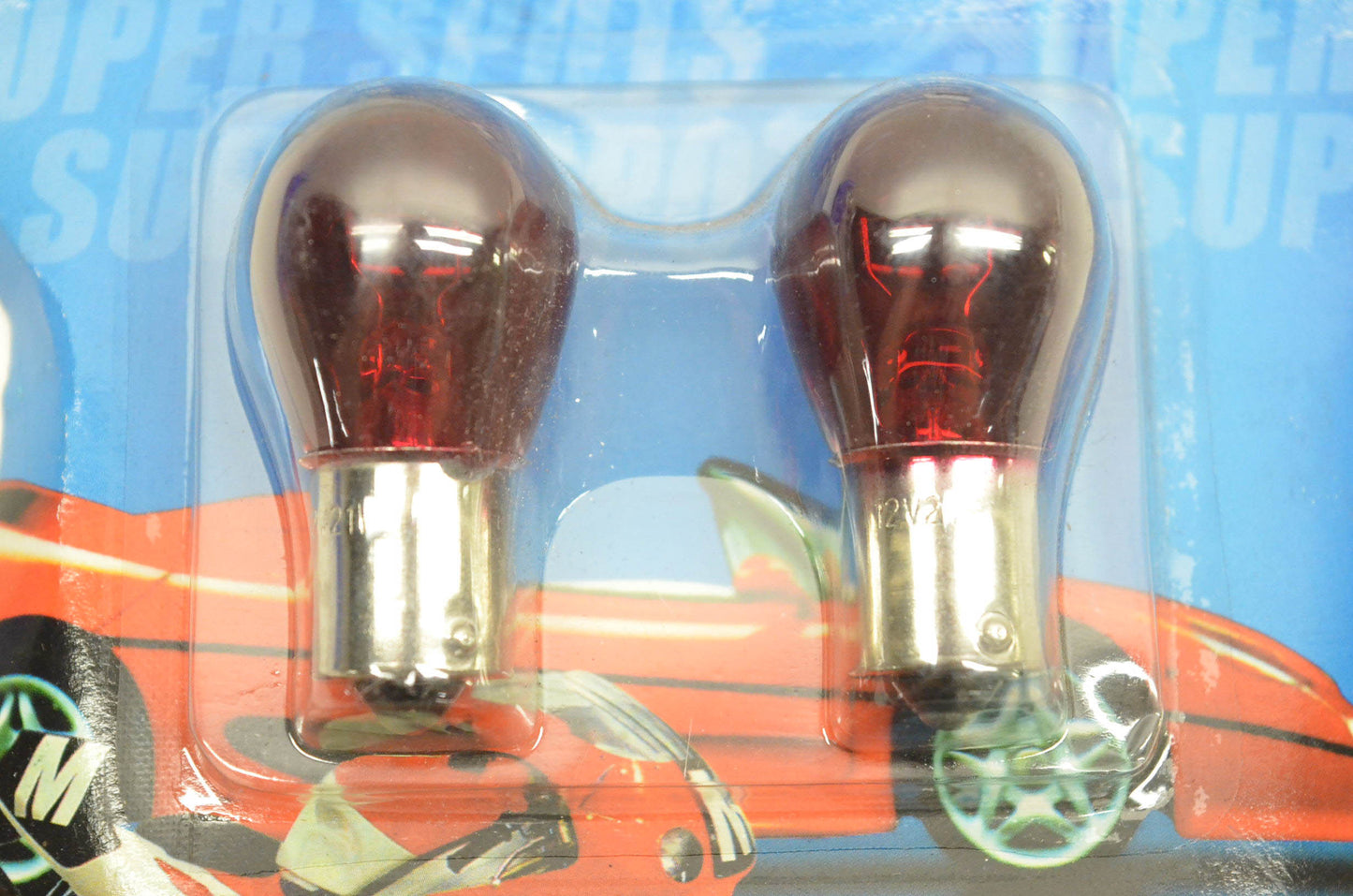 Wixtech 1156 Xenon Boost Red Replacement Bulbs Qty 2 NOS