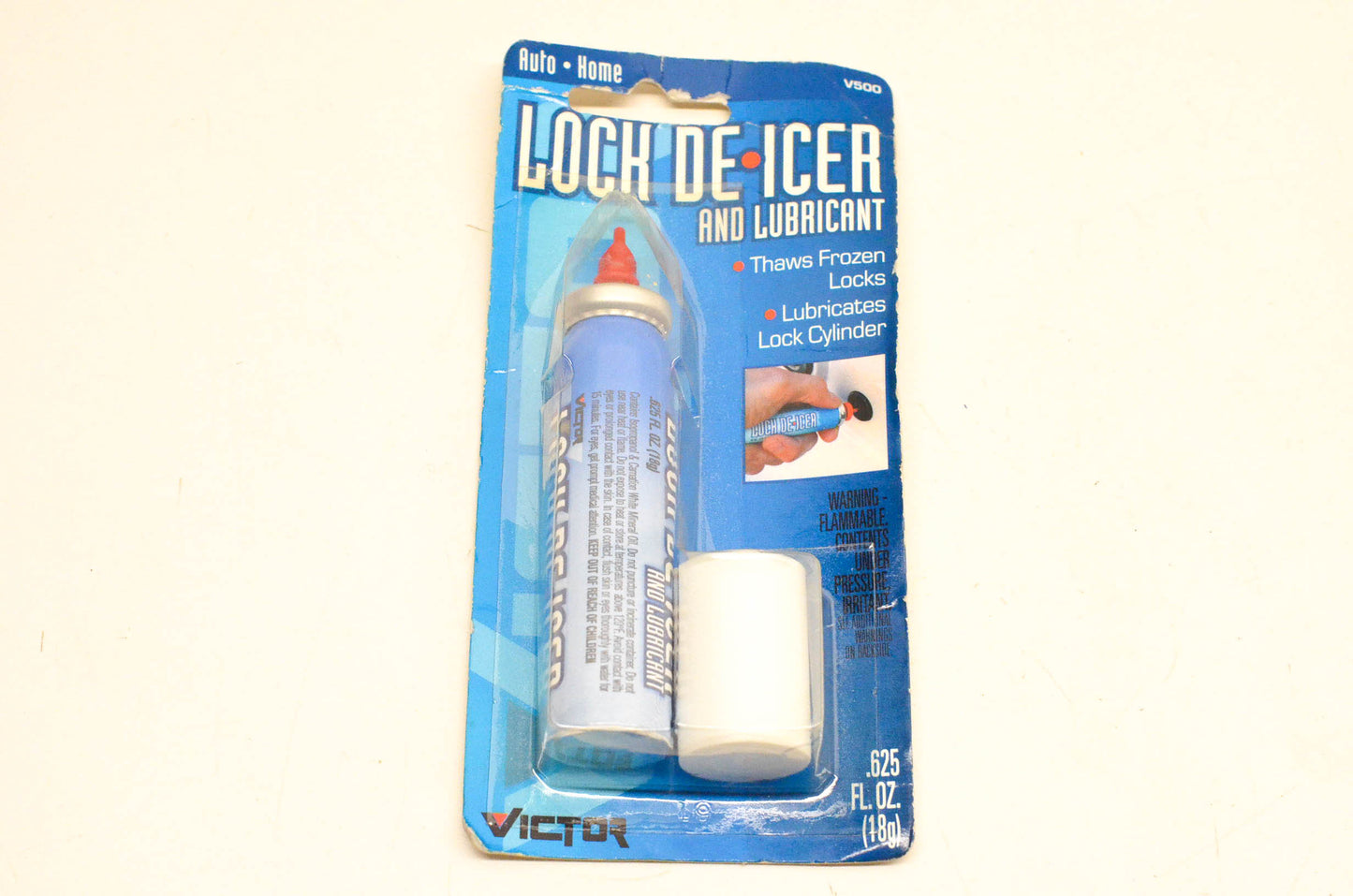 Victor V500 Lock De-Icer And Lubricant NOS