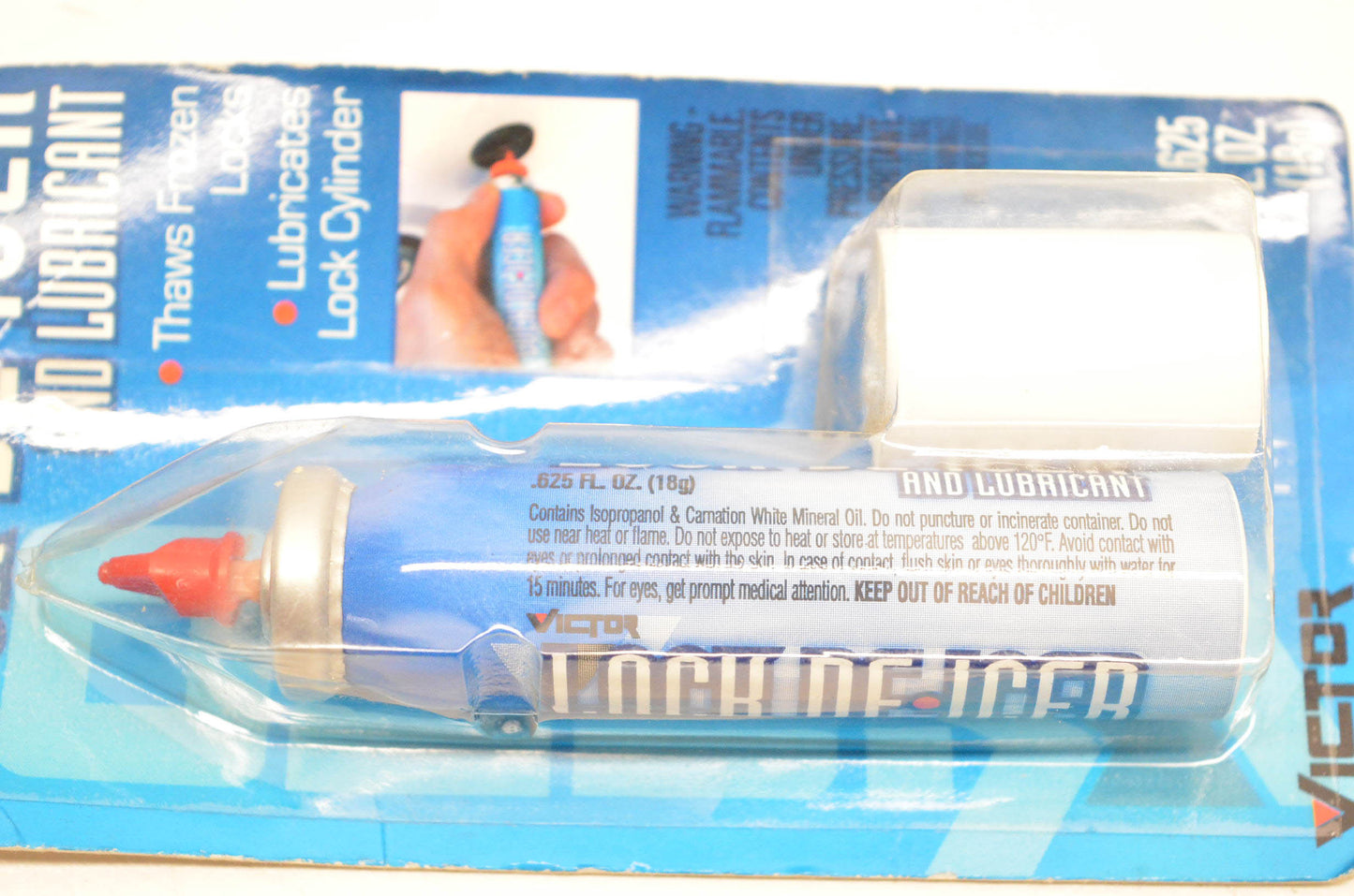 Victor V500 Lock De-Icer And Lubricant NOS