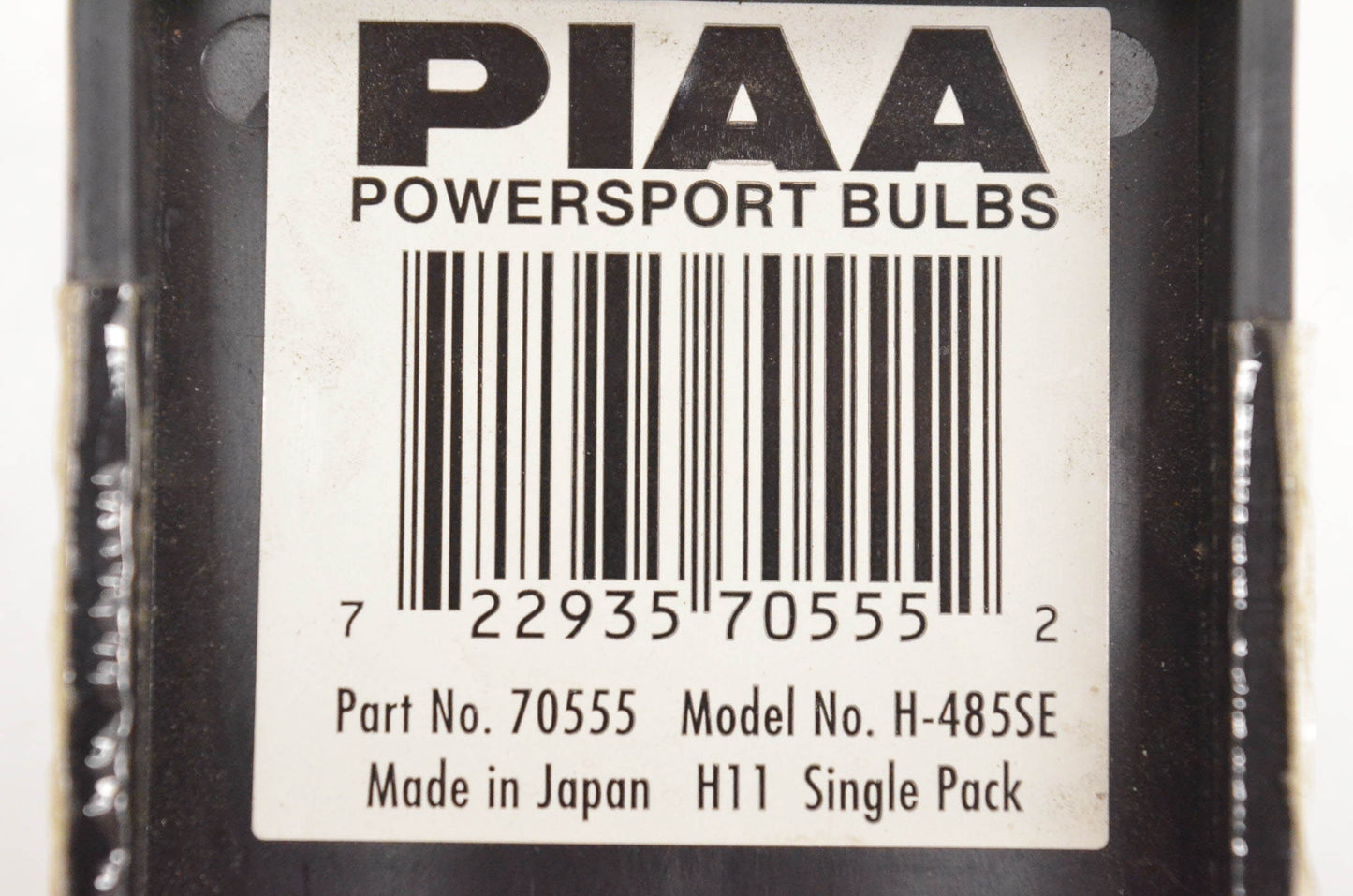 PIAA 70555 H-485SE H11 12v 55/110w Cool Blue White Light Bulb NOS