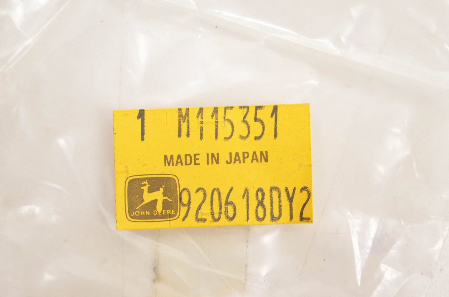 New OEM John Deere M115351, 92043-2198, 920618DY2 Pin NOS