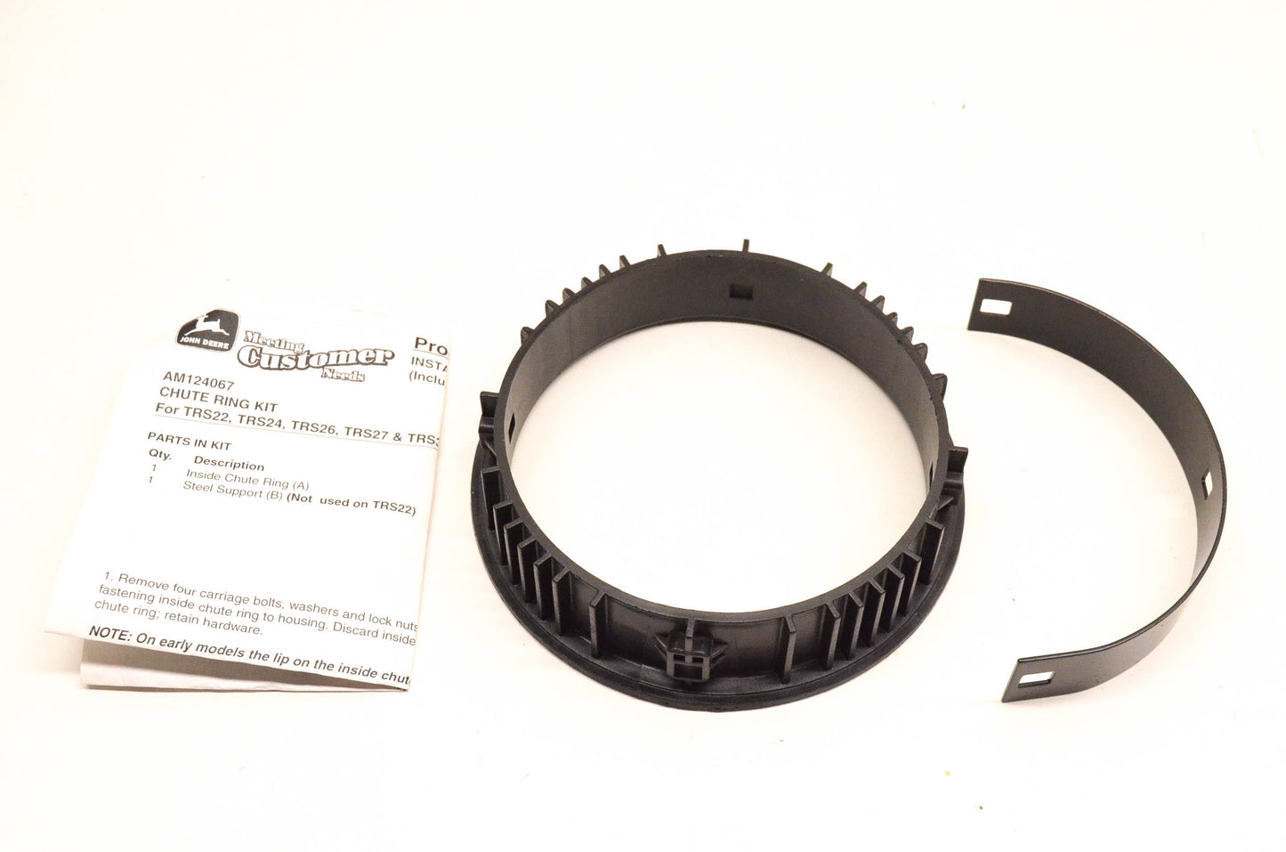New OEM John Deere AM124067 Chute Ring Kit NOS