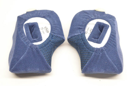 Arai 81-0721, 810721, 2262 Full Face 15mm Blue Cheekpad Kit NOS