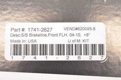 Drag Specialties 1741-2627, 620085-8 Stainless Steel Front Brake Line NOS