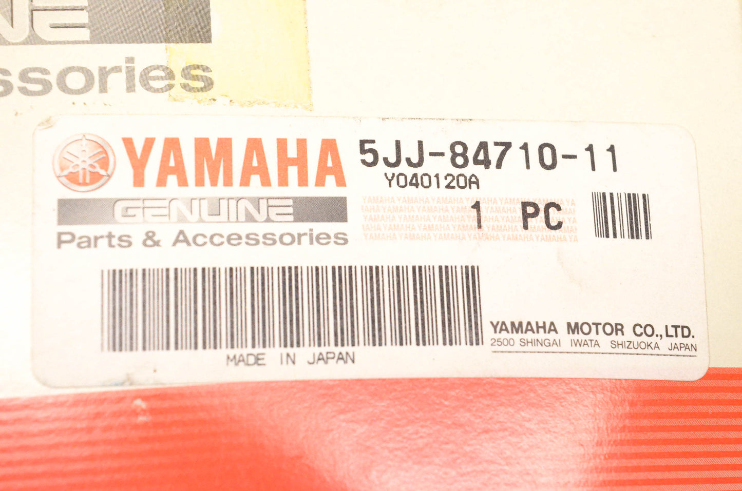 New OEM Yamaha 5JJ-84710-11-00 Tailight Assembly NOS