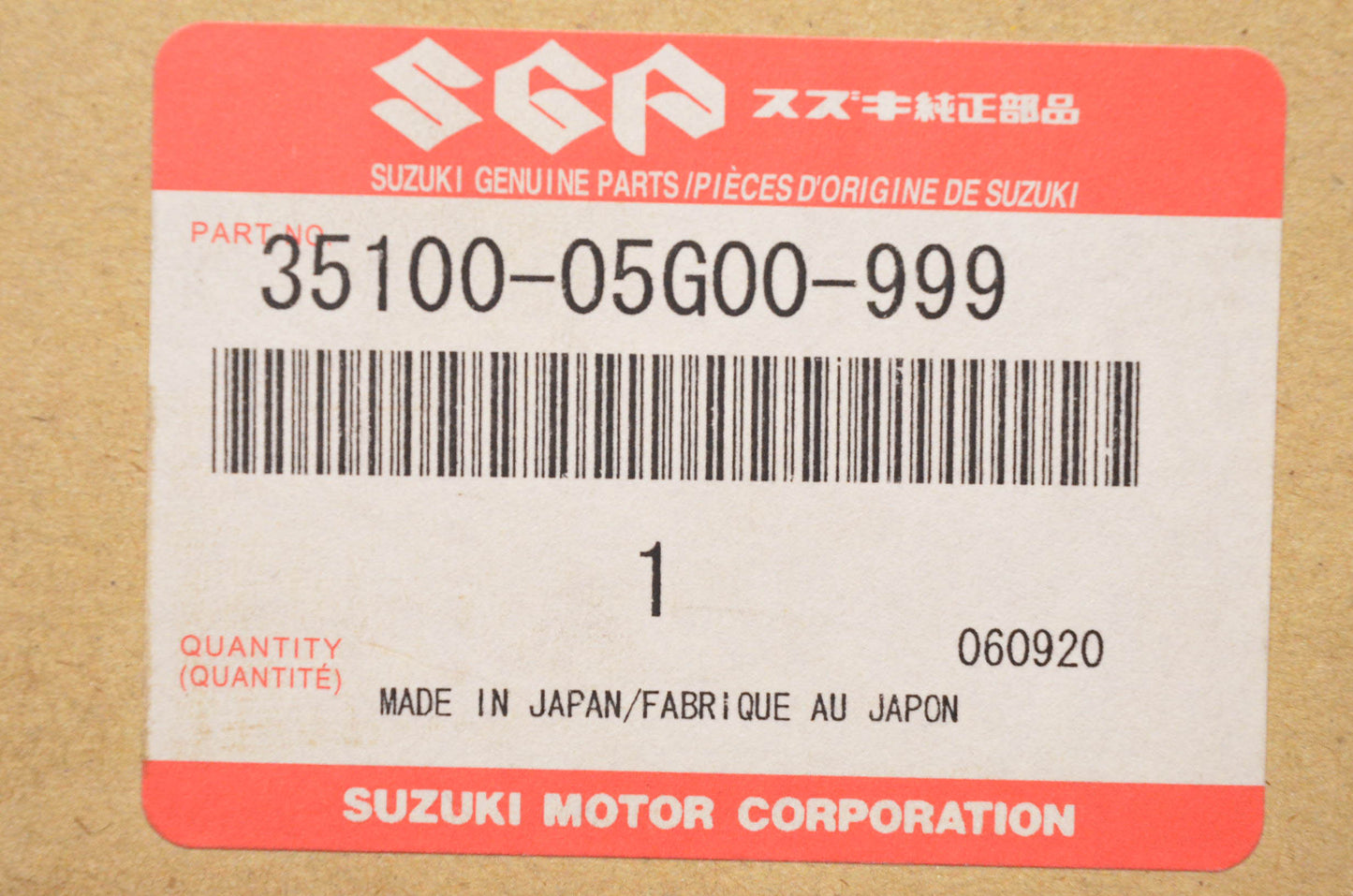 New OEM Suzuki 35100-05G00-999 Headlamp Assembly NOS