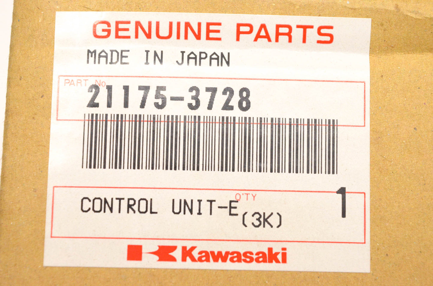 New OEM Kawasaki 21175-3728 Electronic Control Unit NOS