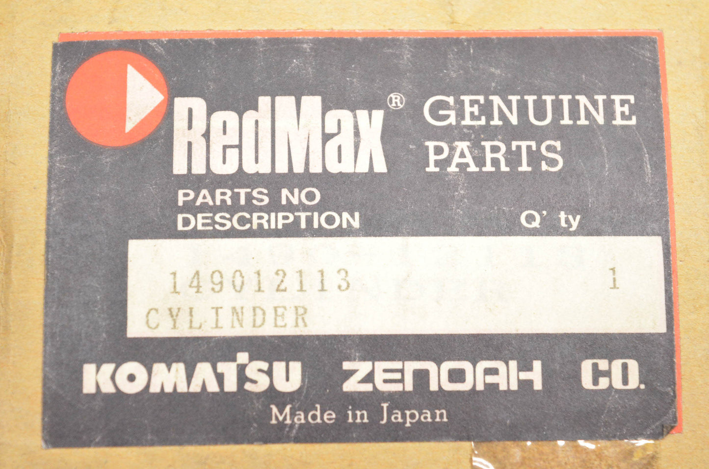 RedMax 149012113, 513293101� Cylinder NOS