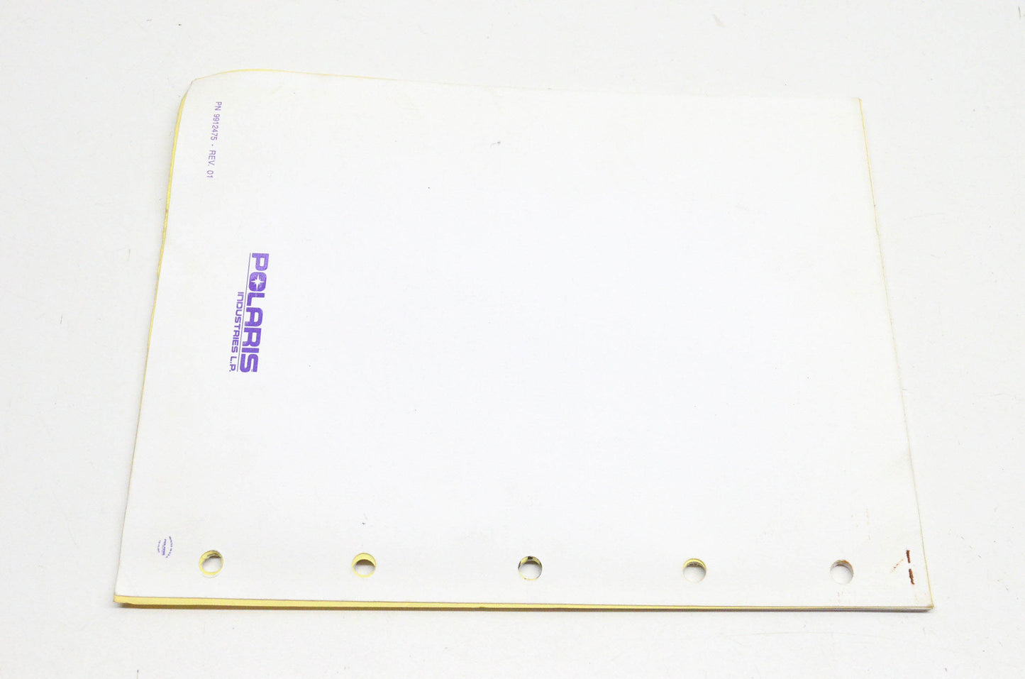 OEM Polaris 9912475, B934070 1993 SL750 Parts Manual