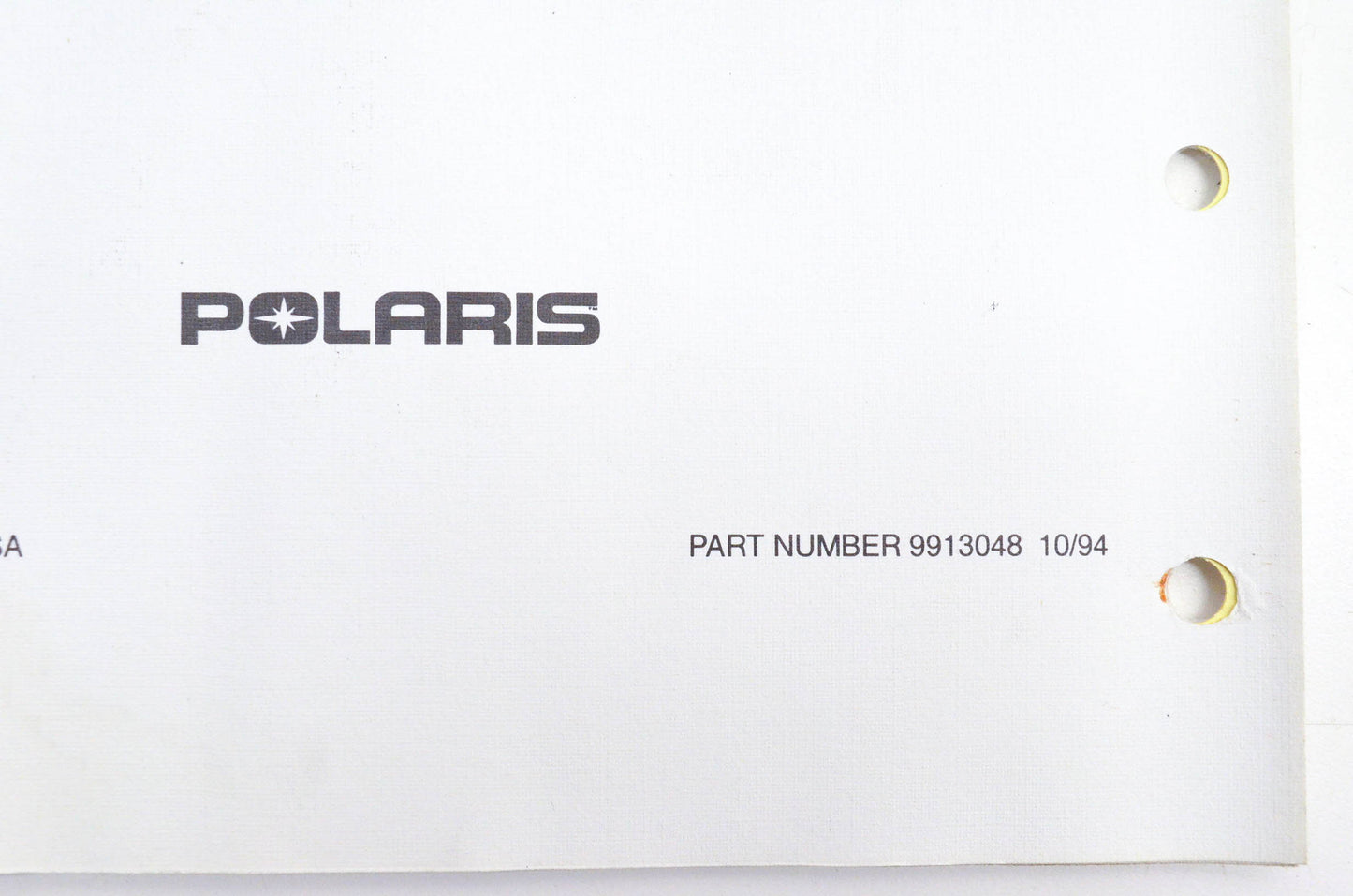 OEM Polaris 9913048, B954058 1995 SL650 Parts Manual