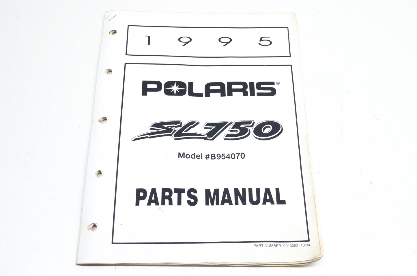 OEM Polaris 9913052, B954070 1995 SL750 Parts Manual