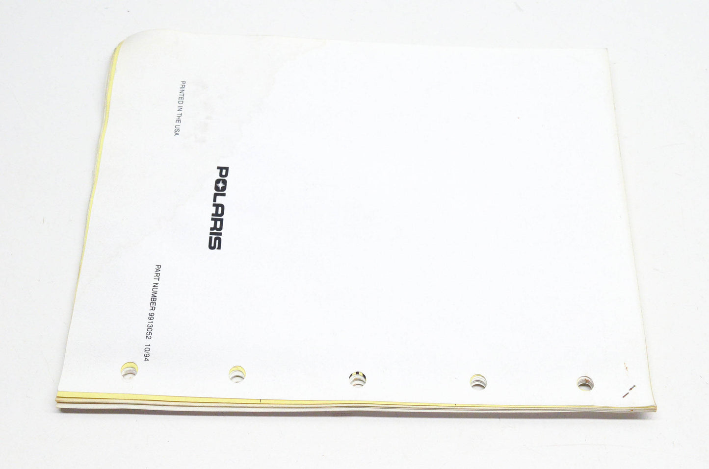 OEM Polaris 9913052, B954070 1995 SL750 Parts Manual