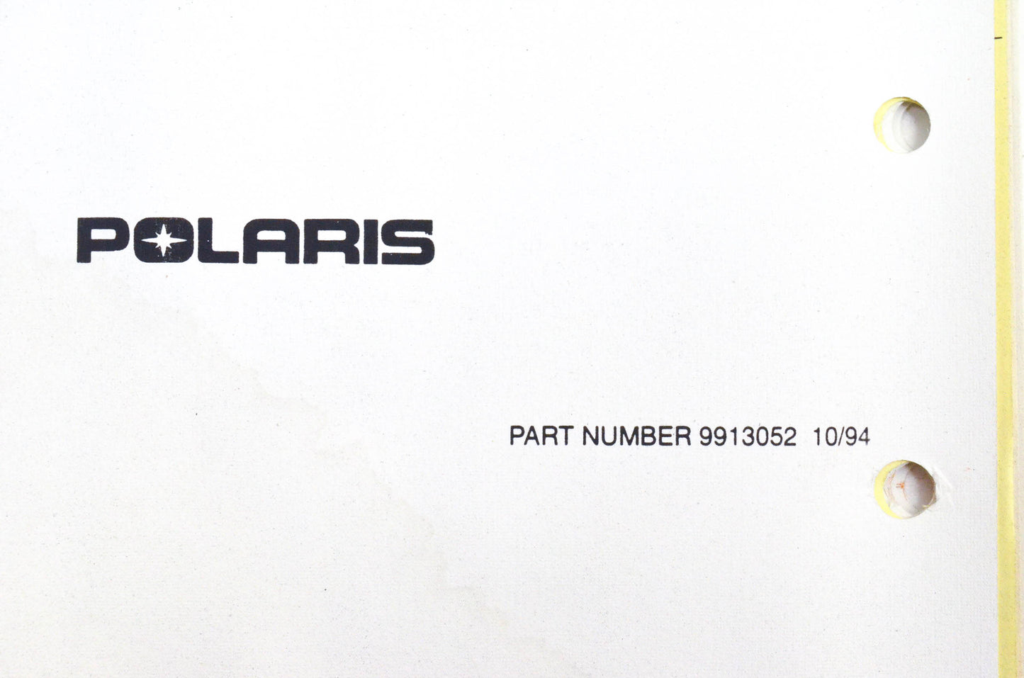 OEM Polaris 9913052, B954070 1995 SL750 Parts Manual