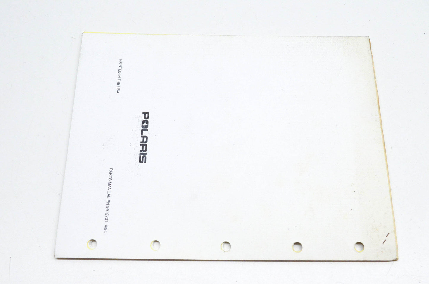 OEM Polaris 9912701 1994 SL750 Parts Manual