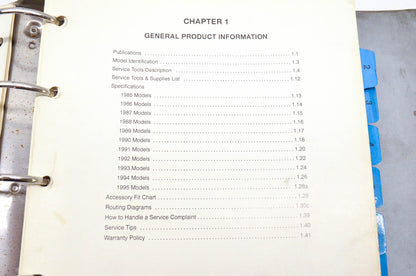 OEM Polaris BF018-13 1985-1995 ATV All Models Service Warranty Manual