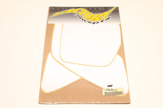 Factory Concepts FP23-278 Pre Cut Number Plate White Background Kit NOS