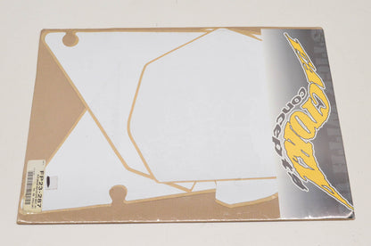 Factory Concepts FP23-287 Pre Cut Number Plate White Background Kit NOS