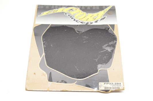 Factory Concepts FP23-294 Pre Cut Number Plate Black Background Kit NOS