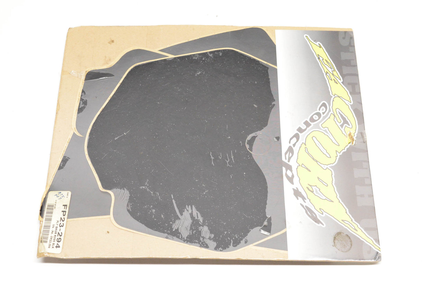 Factory Concepts FP23-294 Pre Cut Number Plate Black Background Kit NOS