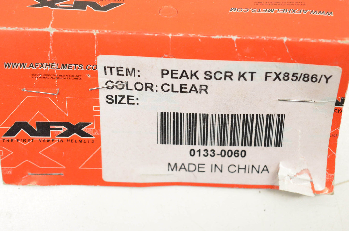 AFX 0133-0060 Clear Screw Kit NOS