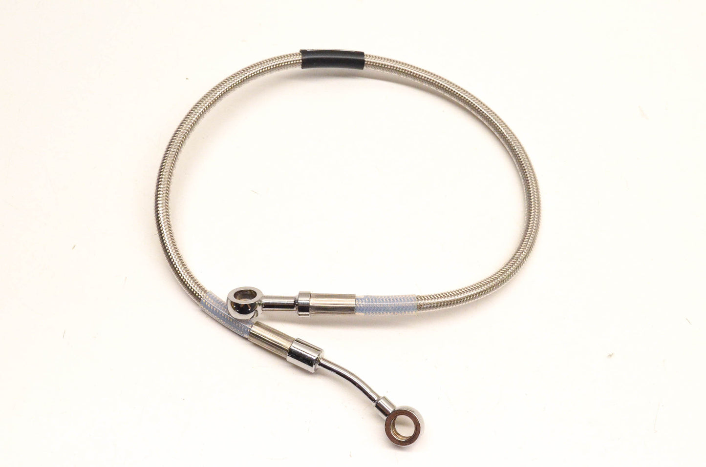 New OEM Yamaha STR-4WM48-30-SD Braided Stainless Steel Upper Brake Line NOS