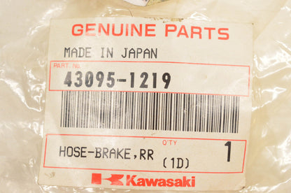 New OEM Kawasaki 43095-1219 Rear Brake Hose NOS