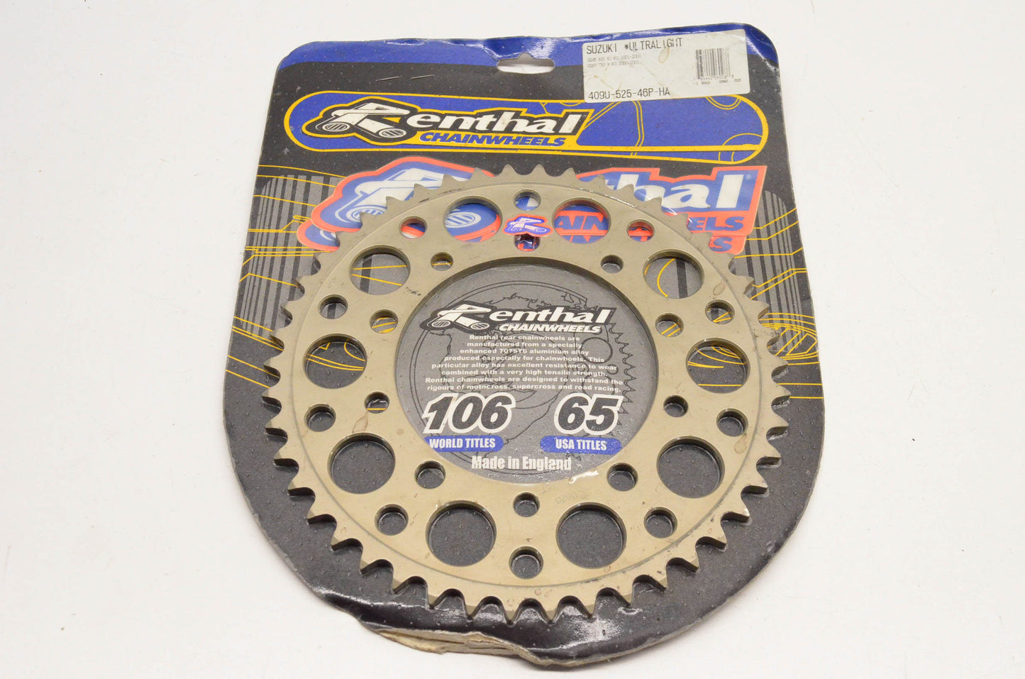 Renthal 409U-525-46P-HA 46T Sprocket NOS
