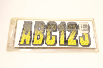 Hardline YEBKG300 Carbon Fiber Number Kit NOS