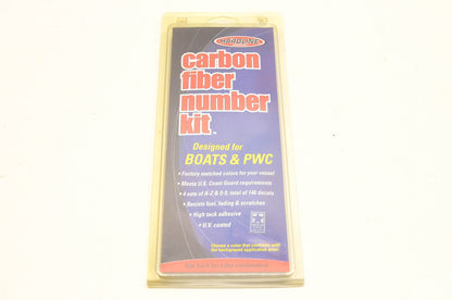 Hardline BLBKG300 Carbon Fiber Number Kit NOS