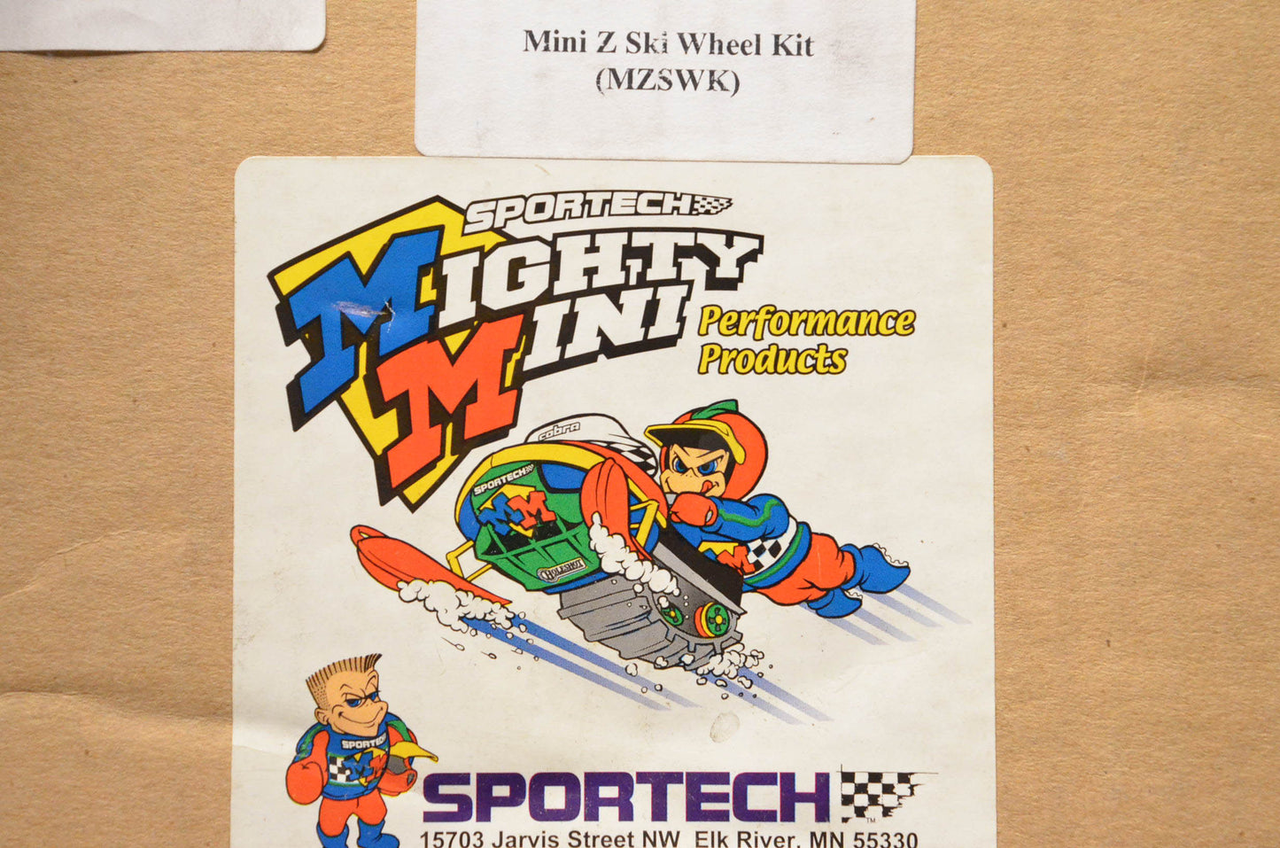 Sportech MZSWK, 30500003.0 Mighty Mini Ski Wheel Kit NOS