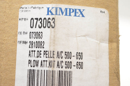 Kimpex 073063, 2810082, 13072320735475000 Plow Attach Kit NOS