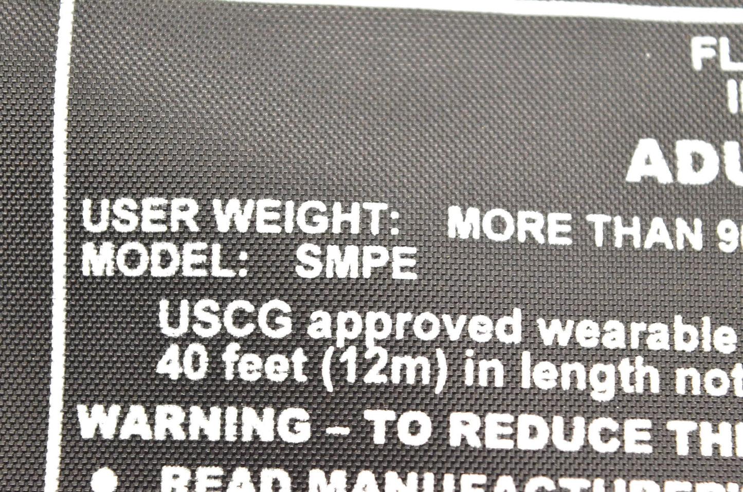 Slippery SMPE Adult Life Vest Small Medium NOS