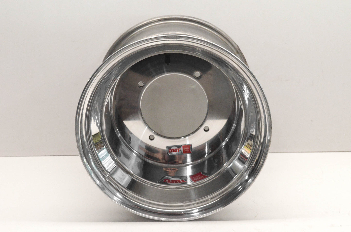 DWT 014-74 Polished 6061 Alloy .190 12x10 4/156 Wheel NOS