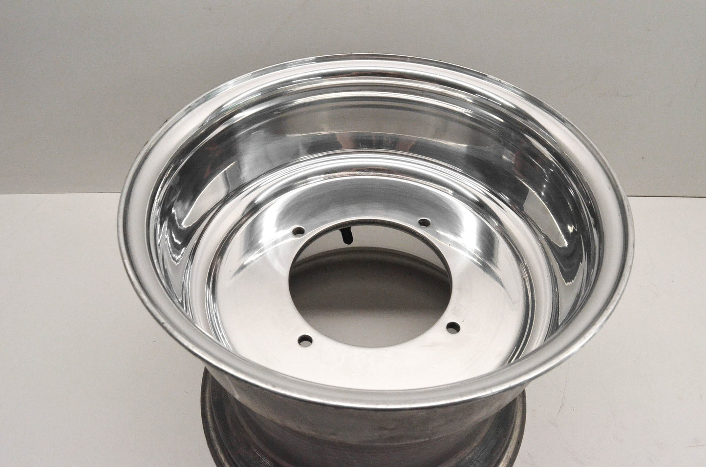 DWT 014-74 Polished 6061 Alloy .190 12x10 4/156 Wheel NOS