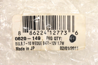 New OEM Arctic Cat 0620-149 T10 Wedge Base 12v 1.7w Bulb NOS
