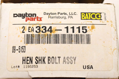 Dayton Parts 334-1115, 09-5153 Bolt Assembly NOS