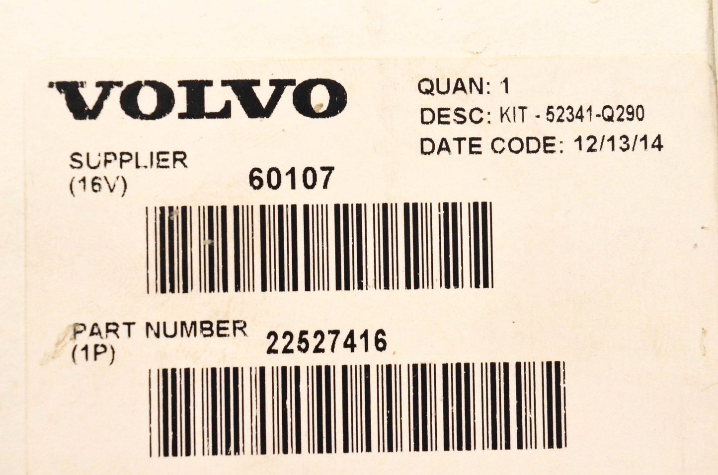Volvo 22527416 Height Control Valve NOS