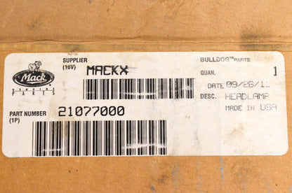 Mack 21077000 Headlamp Assembly