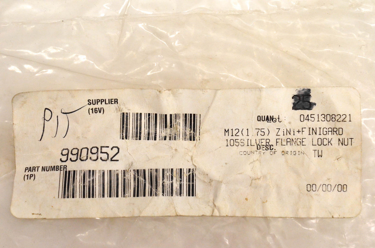 Mack 990952 Lock Nut Qty 4 NOS