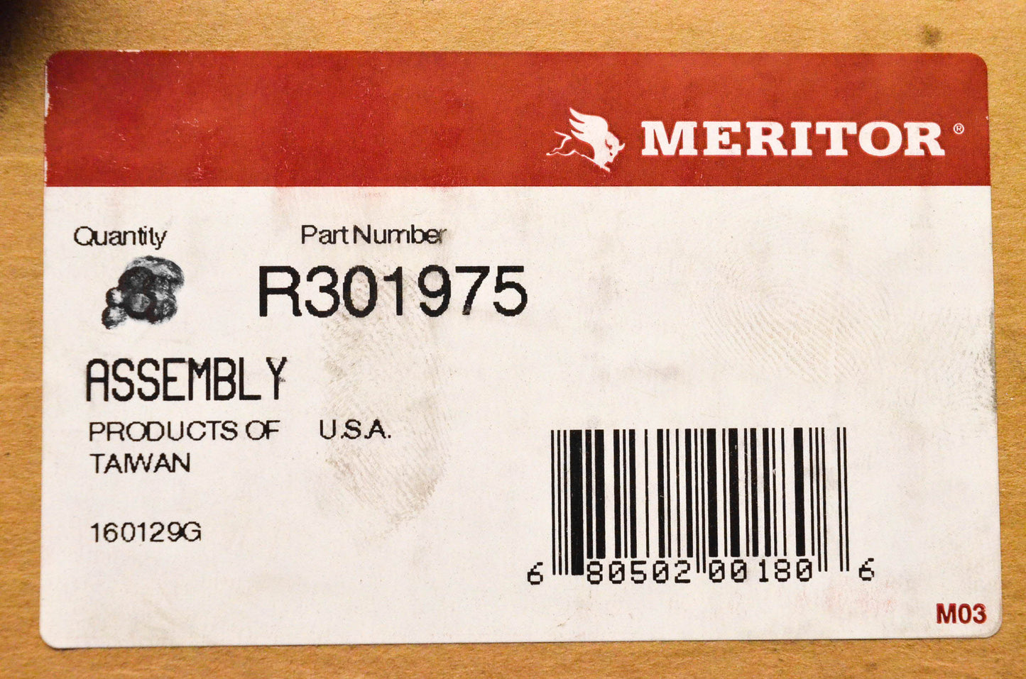 Meritor R301975 Suspension Linkage Pin Kit NOS
