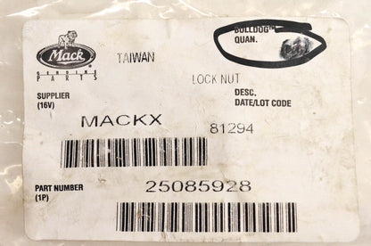 Mack 25085928 Locknut NOS