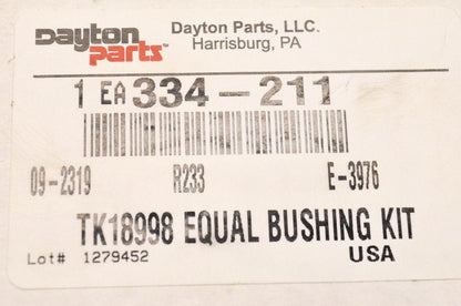 Dayton Parts 334-211 TK18998 Equal Bushing Kit NOS