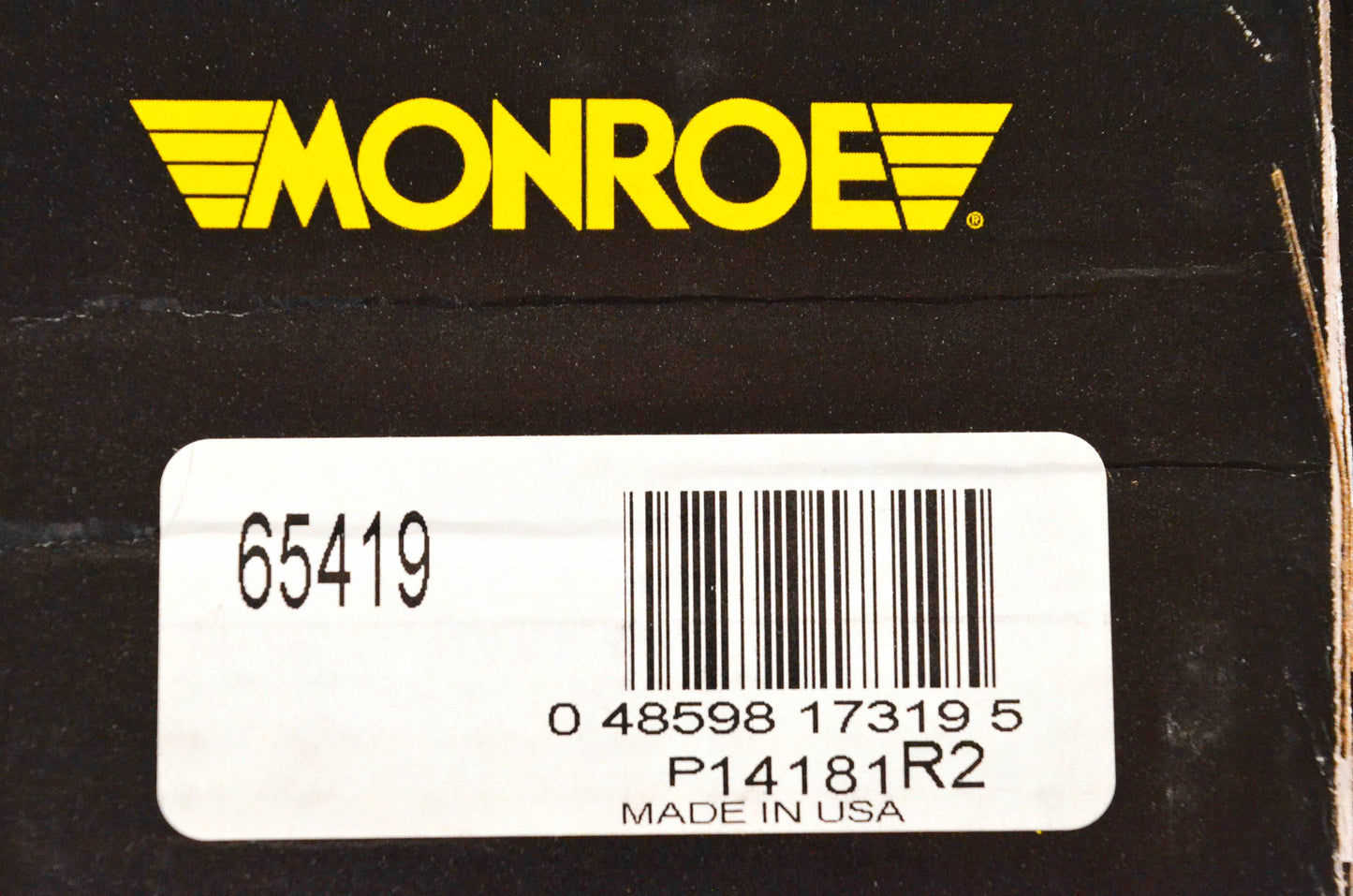 Monroe 65419 Gas Magnum Shock Absorber Yellow NOS