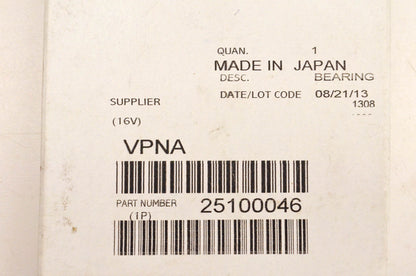 Mack 25100046 Single Row Pilot Bearing NOS