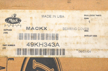 Mack 49KH343A Bearing Cover NOS