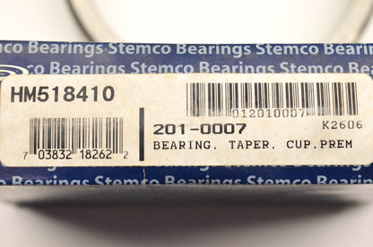 Stemco HM518410 Bearing Cup NOS